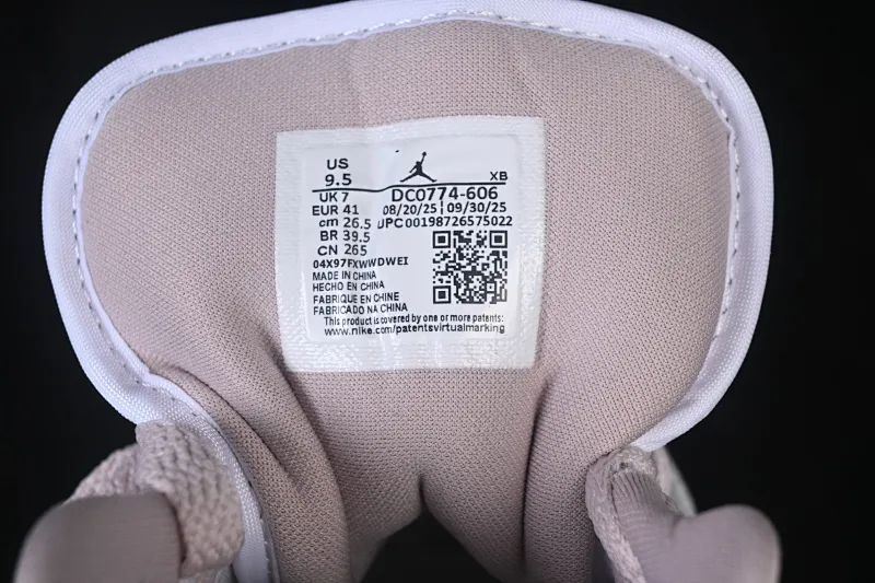 All categories Air Jordan Jordan series basketball shoes Air Jordan 1 Low G version pure original Air Jordan 1 Low AJ1 Joe 1 rice white powder low-top cultural casual sneakers DC0774-606